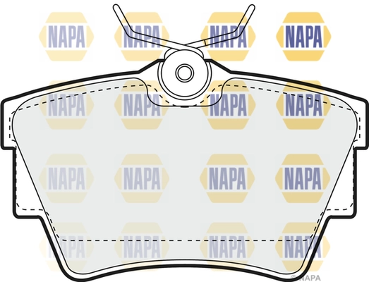 NAPA fékbetétkészlet, tárcsafék - NBP1814 - TothCarparts