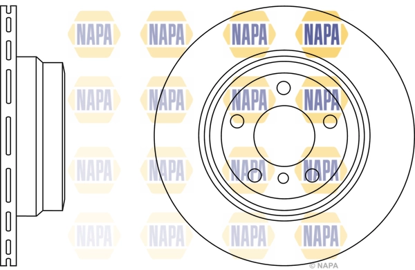 NAPA féktárcsa - NBD5335 - TothCarparts
