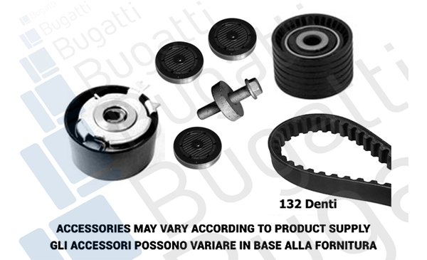 BUGATTI Fogasszíjkészlet - BKCD0036 - TothCarparts