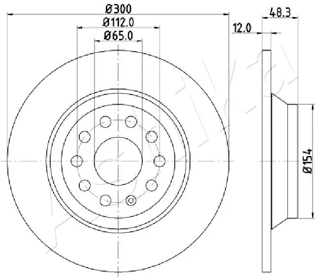 4X4 ESTANFI féktárcsa - EST-61-00-0920 - TothCarparts