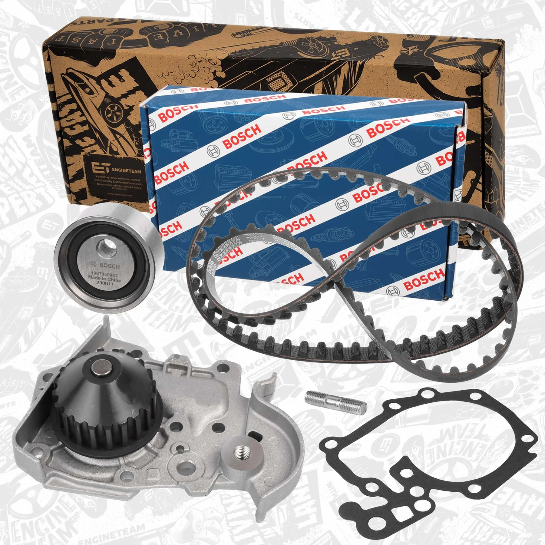 ET ENGINETEAM Vízpumpa + fogasszíj készlet - RM0015VR1 - TothCarparts