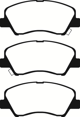 ABTEX fékbetétkészlet, tárcsafék - PLU2346 - TothCarparts