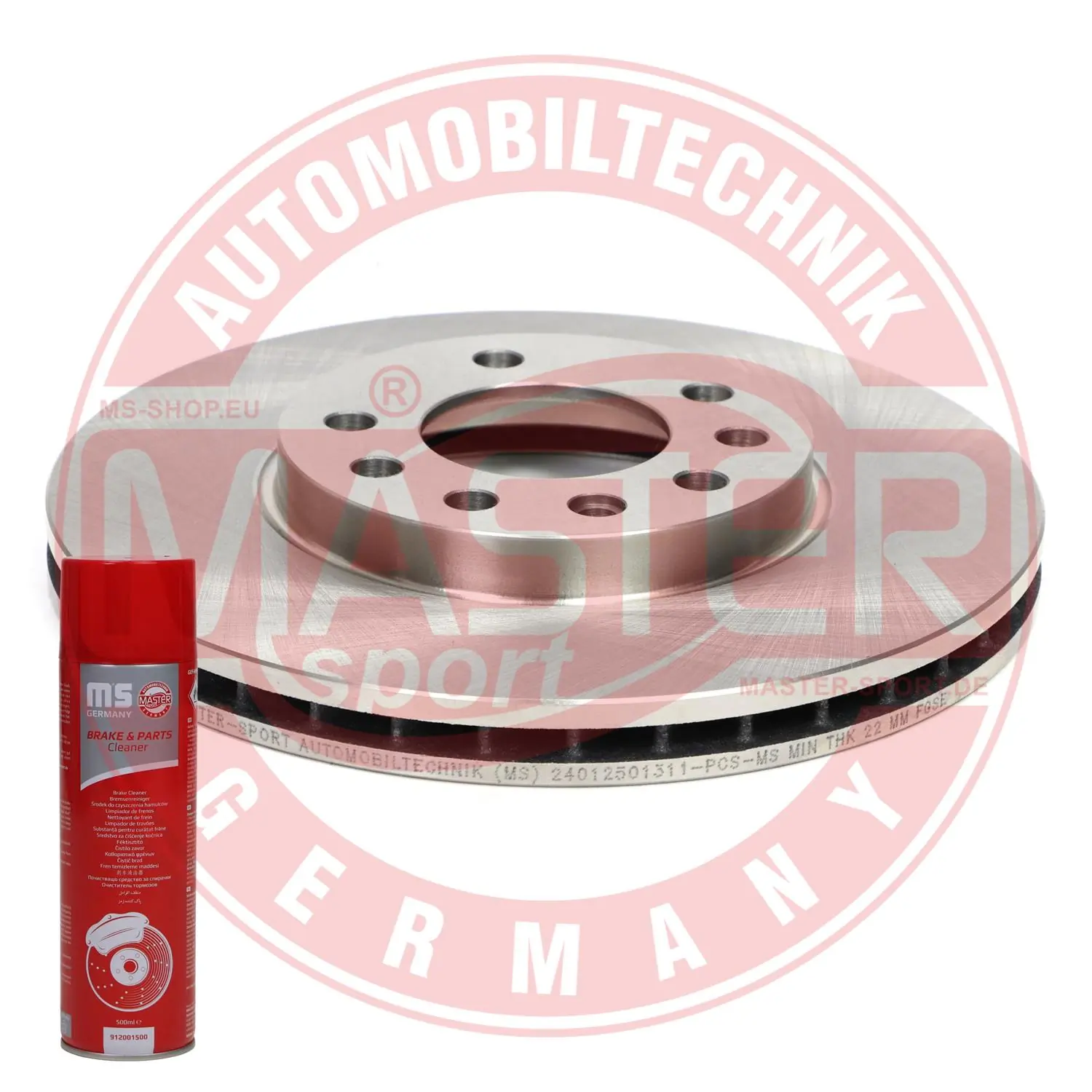 MASTER-SPORT GERMANY féktárcsa - 24012501311-PCS-MSP - TothCarparts