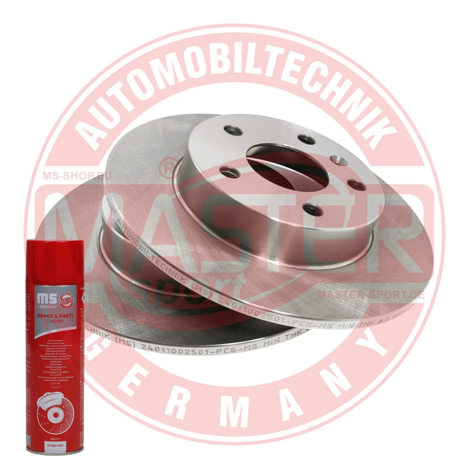 MASTER-SPORT GERMANY féktárcsa - 24011002501-SET-MSP - TothCarparts