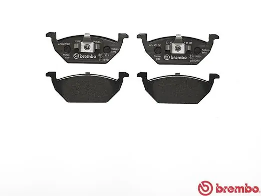 A.B.S. fékbetétkészlet, tárcsafék - P 85 041 - TothCarparts