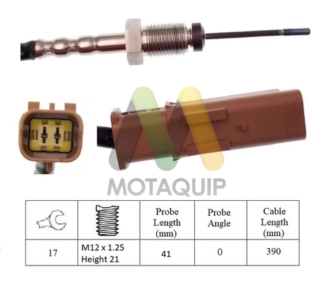 MOTAQUIP Érzékelő, kipufogógáz-hőmérséklet - LVET385 - TothCarparts