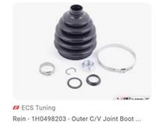 ZPY gumiharangkészlet, hajtótengely - 1H0498203 - TothCarparts