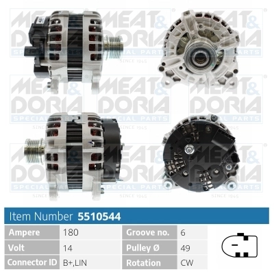 MEAT & DORIA generátor - 5510544 - TothCarparts