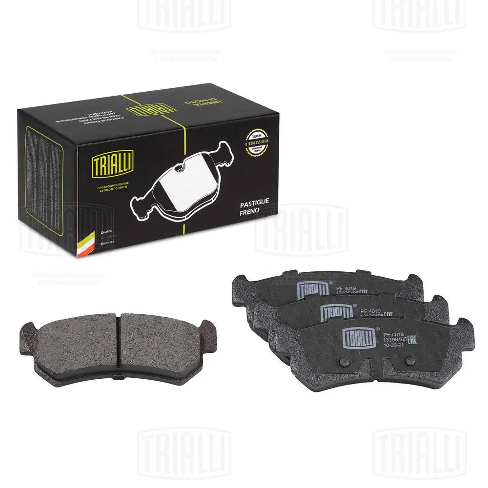 TRIALLI fékbetétkészlet, tárcsafék - PF 4019 - TothCarparts