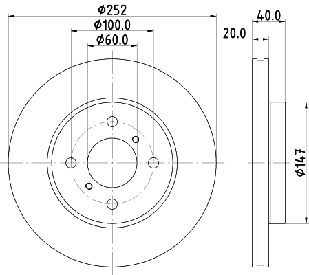 DON féktárcsa - PCD23372 - TothCarparts