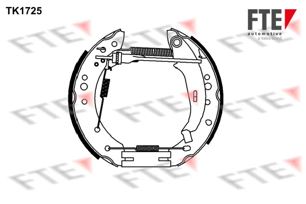 FTE fékpofakészlet - 9110008 - TothCarparts