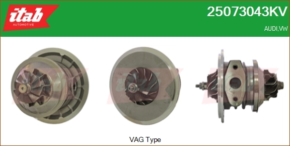 ITAB AUTOMOTIVE Törzscsoport, turbótöltő - 25073043KV - TothCarparts