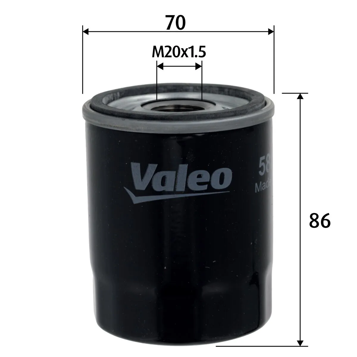 VALEO olajszűrő - 586177 - TothCarparts