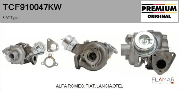 FLAMAR töltő, feltöltés - TCF910047KW - TothCarparts