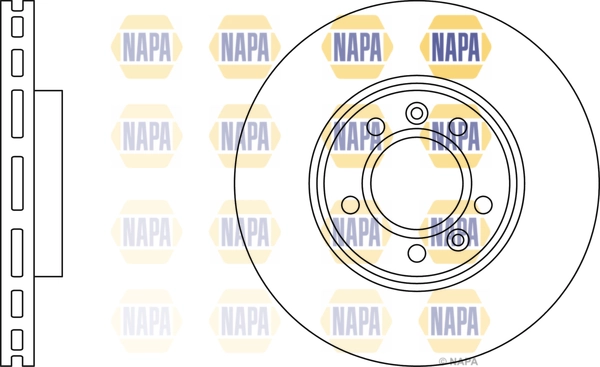 NAPA féktárcsa - NBD5521 - TothCarparts