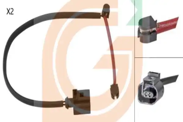 GAMA-SA figyelmezető kontaktus, fékbetétkopás - KS0004 - TothCarparts