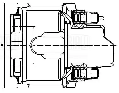 TRIALLI féknyereg - CF 084723 - TothCarparts
