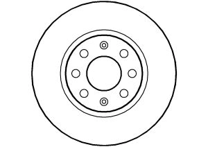 ABTEX féktárcsa - BD1325V - TothCarparts