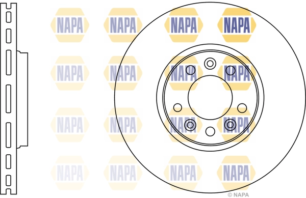 NAPA féktárcsa - NBD5015 - TothCarparts
