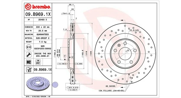 MAGNETI MARELLI féktárcsa - 360406176702 - TothCarparts