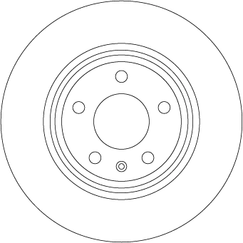 TRW féktárcsa - DF6981S - TothCarparts