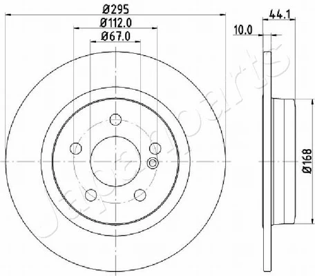 PEMEBLA féktárcsa - JAPDP-0503 - TothCarparts