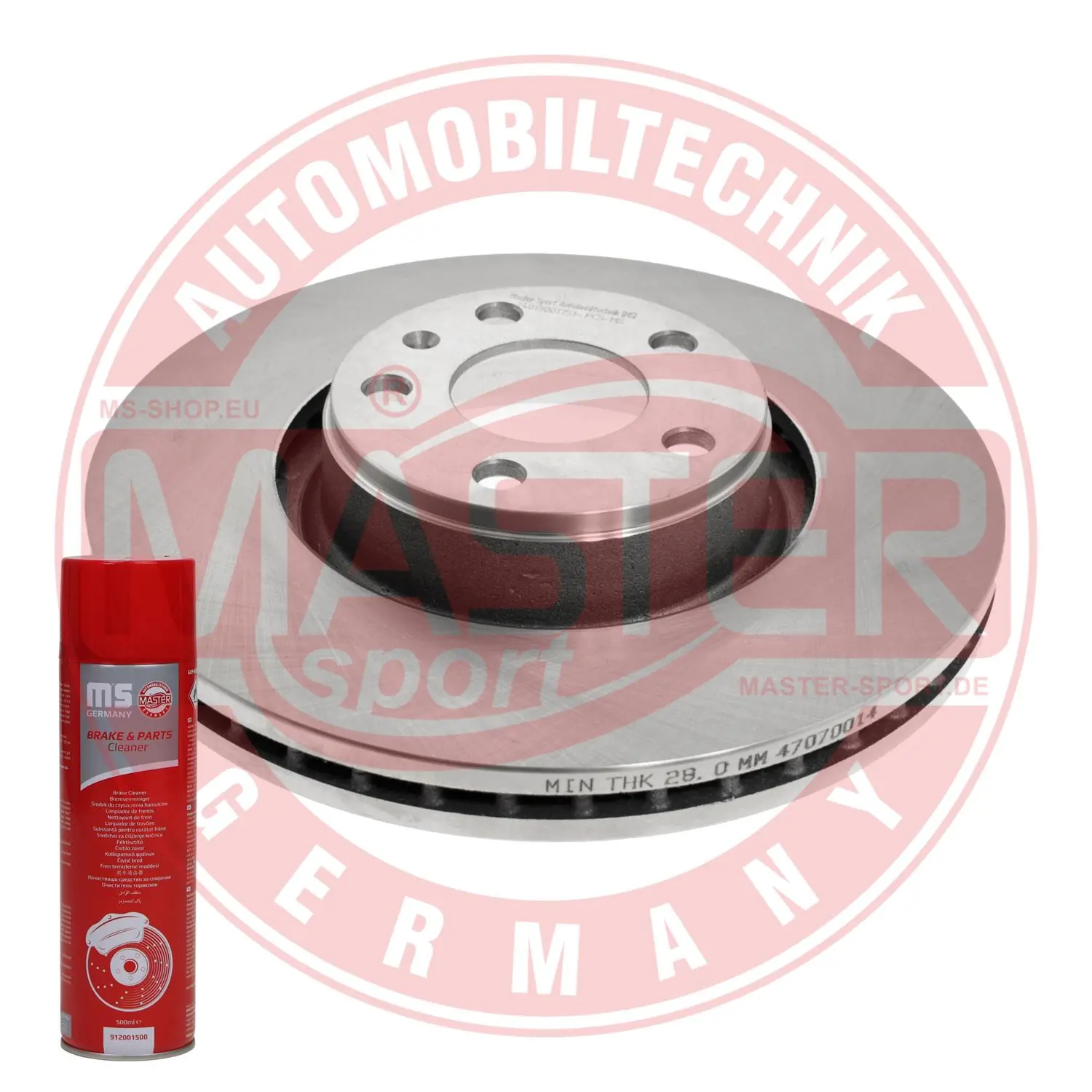 MASTER-SPORT GERMANY féktárcsa - 24013001751-PCS-MSP - TothCarparts