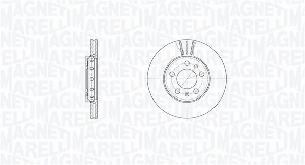 MAGNETI MARELLI féktárcsa - 361302040684 - TothCarparts
