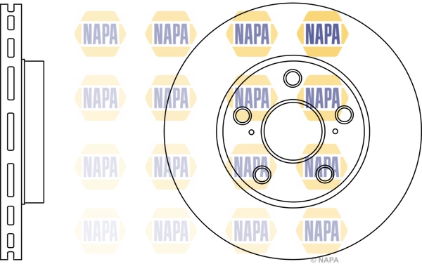 NAPA féktárcsa - NBD5800 - TothCarparts