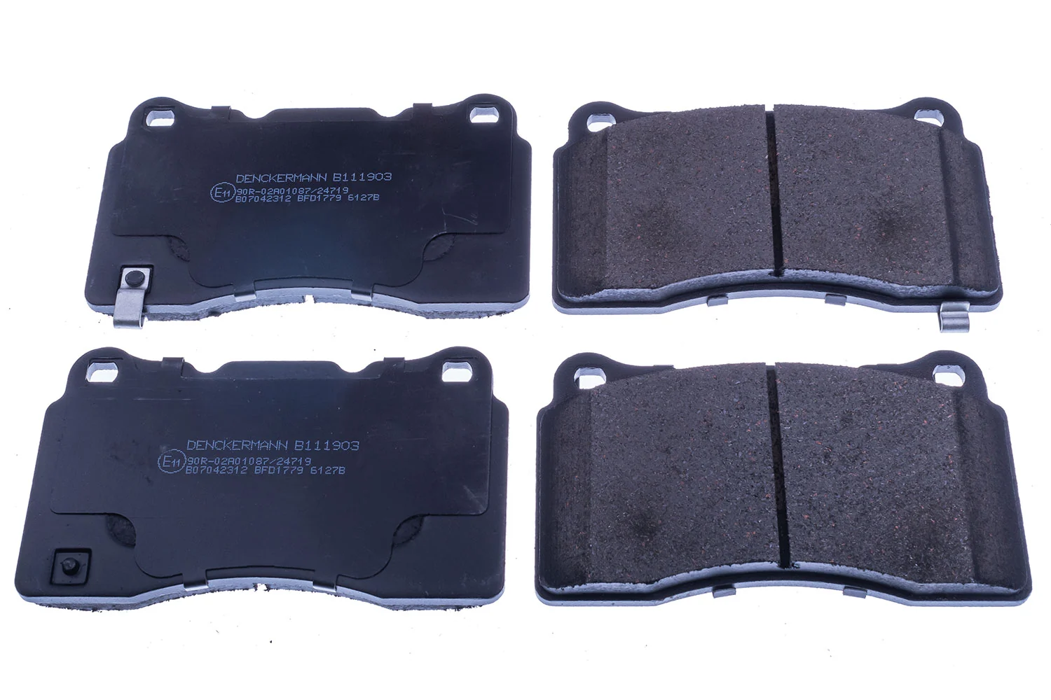 DENCKERMANN fékbetétkészlet, tárcsafék - B111903 - TothCarparts