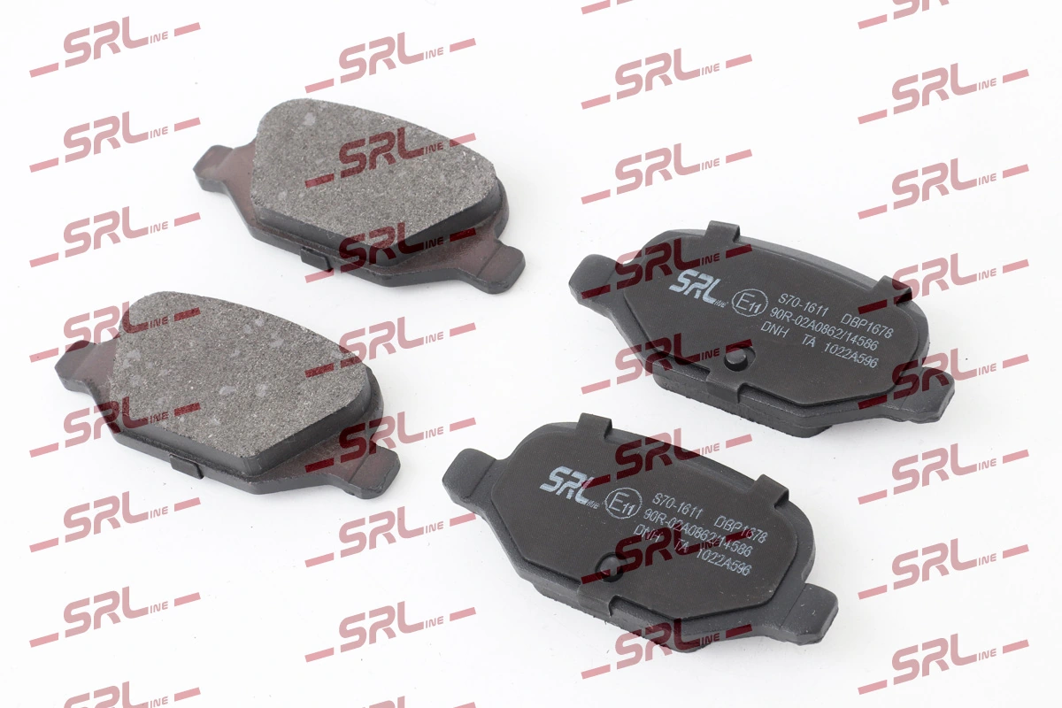 SRLine fékbetétkészlet, tárcsafék - S70-1611 - TothCarparts