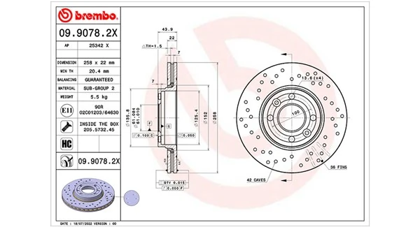 MAGNETI MARELLI féktárcsa - 360406179202 - TothCarparts