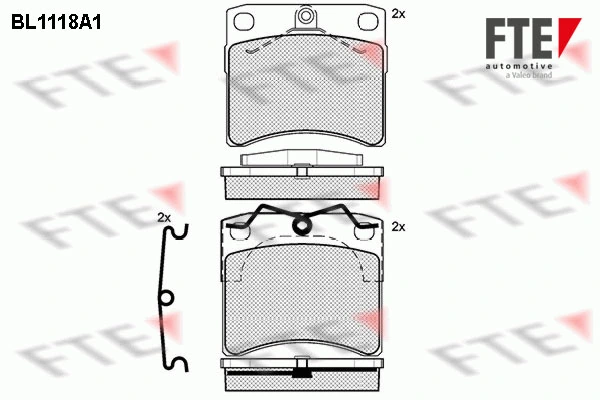 FTE fékbetétkészlet, tárcsafék - 9010031 - TothCarparts