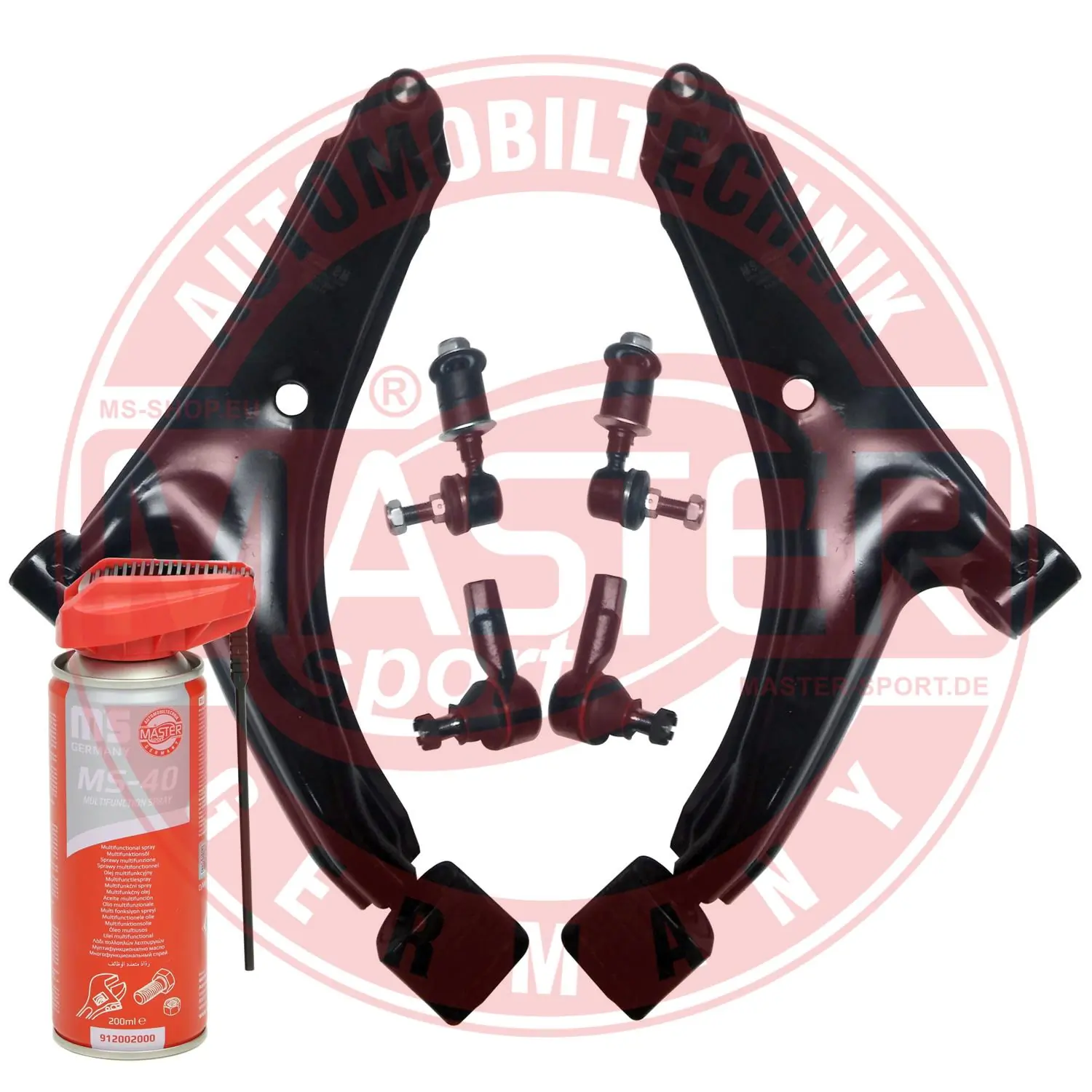 MASTER-SPORT GERMANY Vezetőkarkészlet, kerékfelfüggesztés - 36904-KIT-MSP - TothCarparts