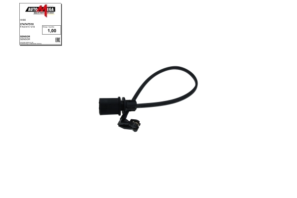 AUTOMEGA figyelmezető kontaktus, fékbetétkopás - 274747510 - TothCarparts