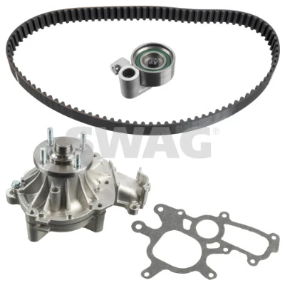 SWAG Vízpumpa + fogasszíj készlet - 33 10 7655 - TothCarparts