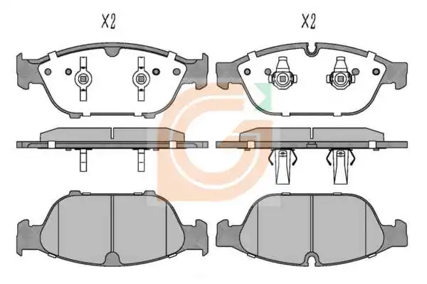 GAMA-SA fékbetétkészlet, tárcsafék - GA10020 - TothCarparts