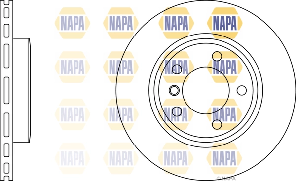 NAPA féktárcsa - NBD5570 - TothCarparts