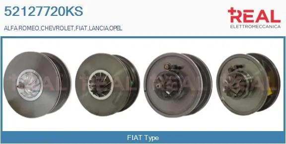 REAL Törzscsoport, turbótöltő - 52127720KS - TothCarparts