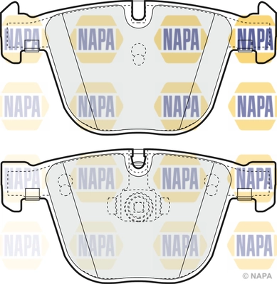 NAPA fékbetétkészlet, tárcsafék - NBP1237 - TothCarparts