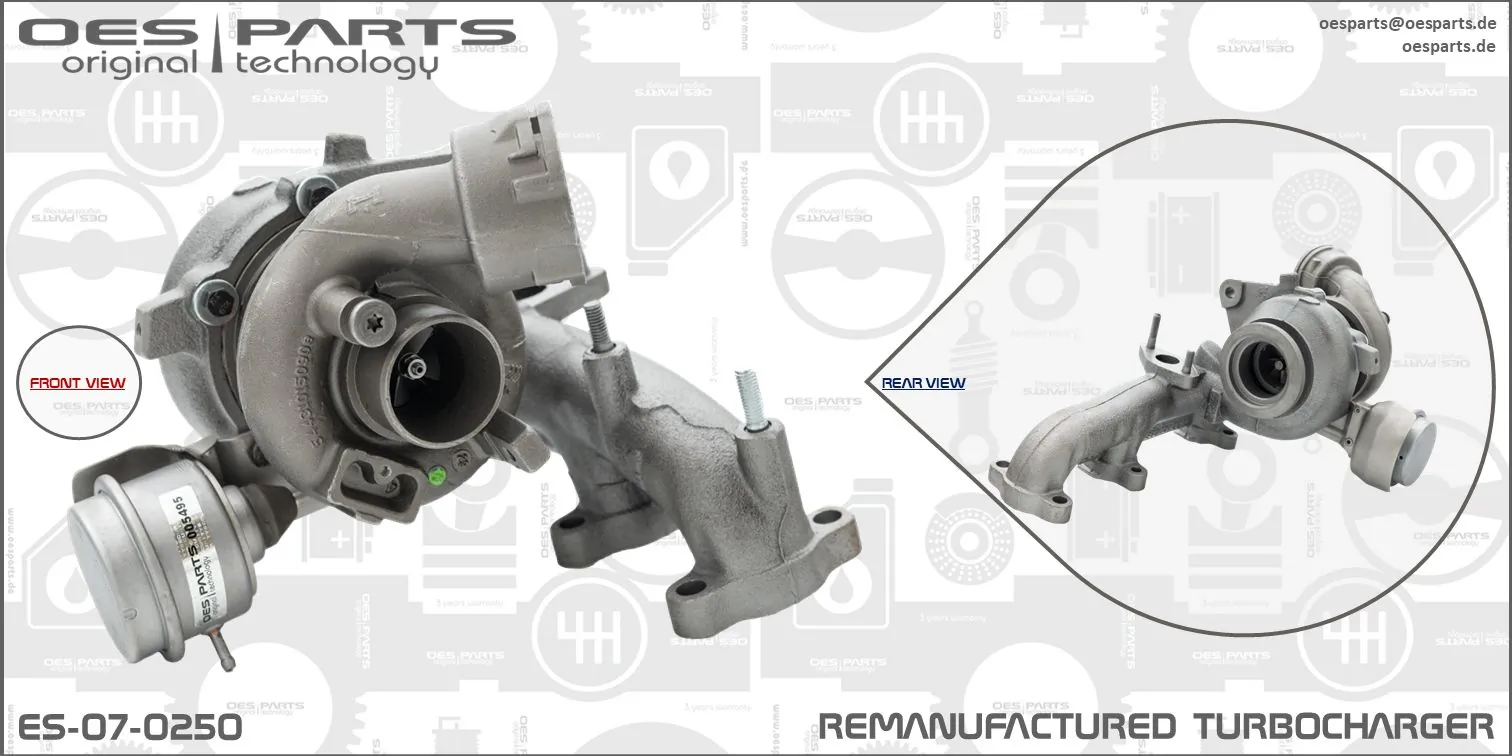 OES PARTS töltő, feltöltés - ES-07-0250 - TothCarparts