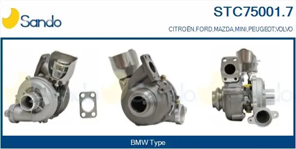 SANDO töltő, feltöltés - STC75001.7 - TothCarparts