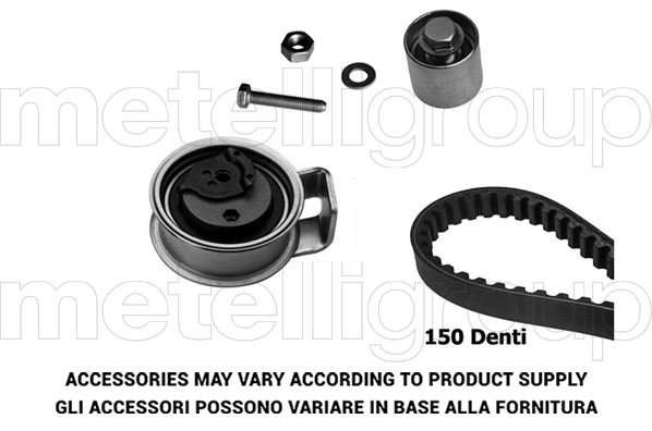 METELLI Fogasszíjkészlet - 29-0374 - TothCarparts