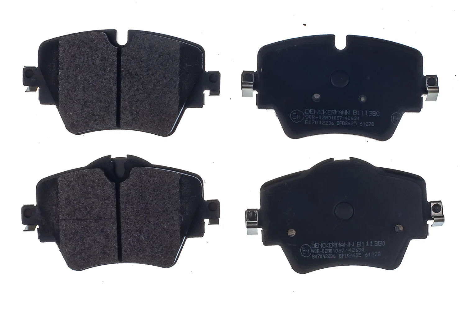 DENCKERMANN fékbetétkészlet, tárcsafék - B111380 - TothCarparts