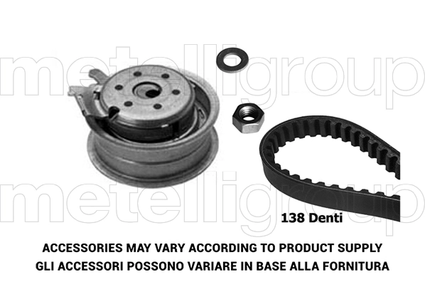 KWP Fogasszíjkészlet - TW008 - TothCarparts