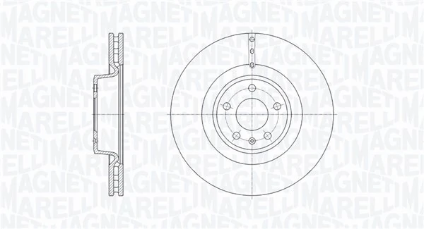 MAGNETI MARELLI féktárcsa - 361302040670 - TothCarparts