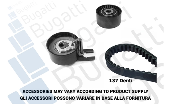 BUGATTI Fogasszíjkészlet - BKCD0324 - TothCarparts