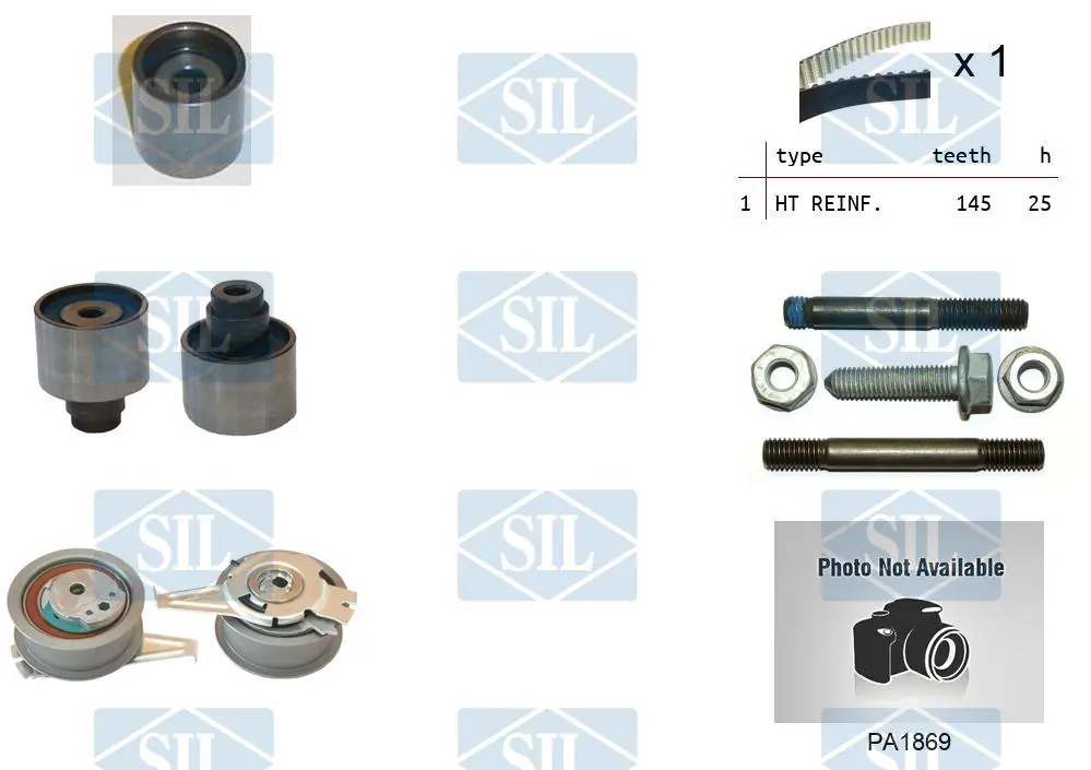 Saleri SIL Vízpumpa + fogasszíj készlet - K3PA1869 - TothCarparts