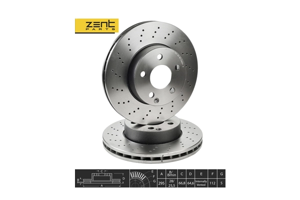 ZentParts féktárcsa - Z06086 - TothCarparts