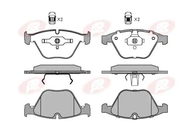 AP-SA fékbetétkészlet, tárcsafék - 5AP1510 - TothCarparts